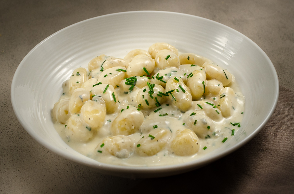 Gnocchi with Tosi Gorgonzola Cheese Sauce | What Dad Cooked